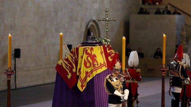 Mourner arrested as Queen lies in state, Woody Allen is retiring from filmmaking, and more celeb news